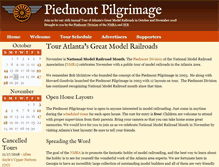 Tablet Screenshot of piedmontpilgrimage.com